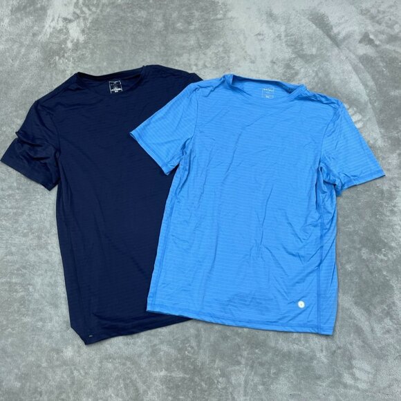 Soffe Men’s Crew Neck Stretch Fabric T-Shirts Lot Of 2 Small a1224 - Picture 1 of 4